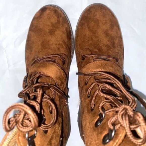 Olivia & Kate - New York - Leanna Women's Hiking Boot Brown Size 6 - Picture 8 of 9